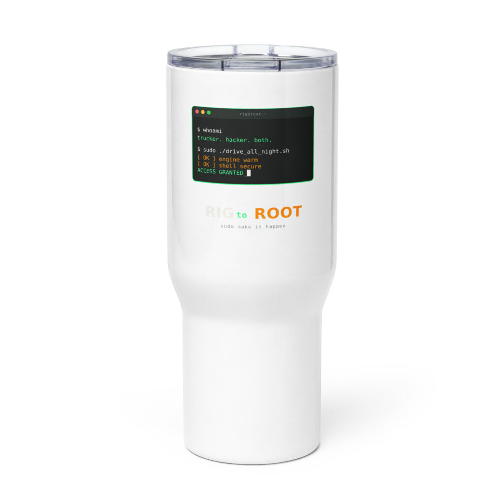 Rig to Root - Sudo Rig Travel Mug