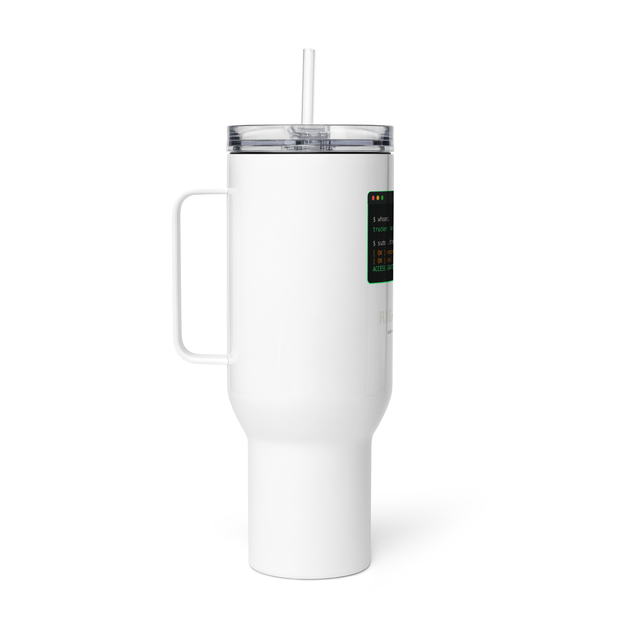 Rig to Root - Sudo Rig Travel Mug - Image 6