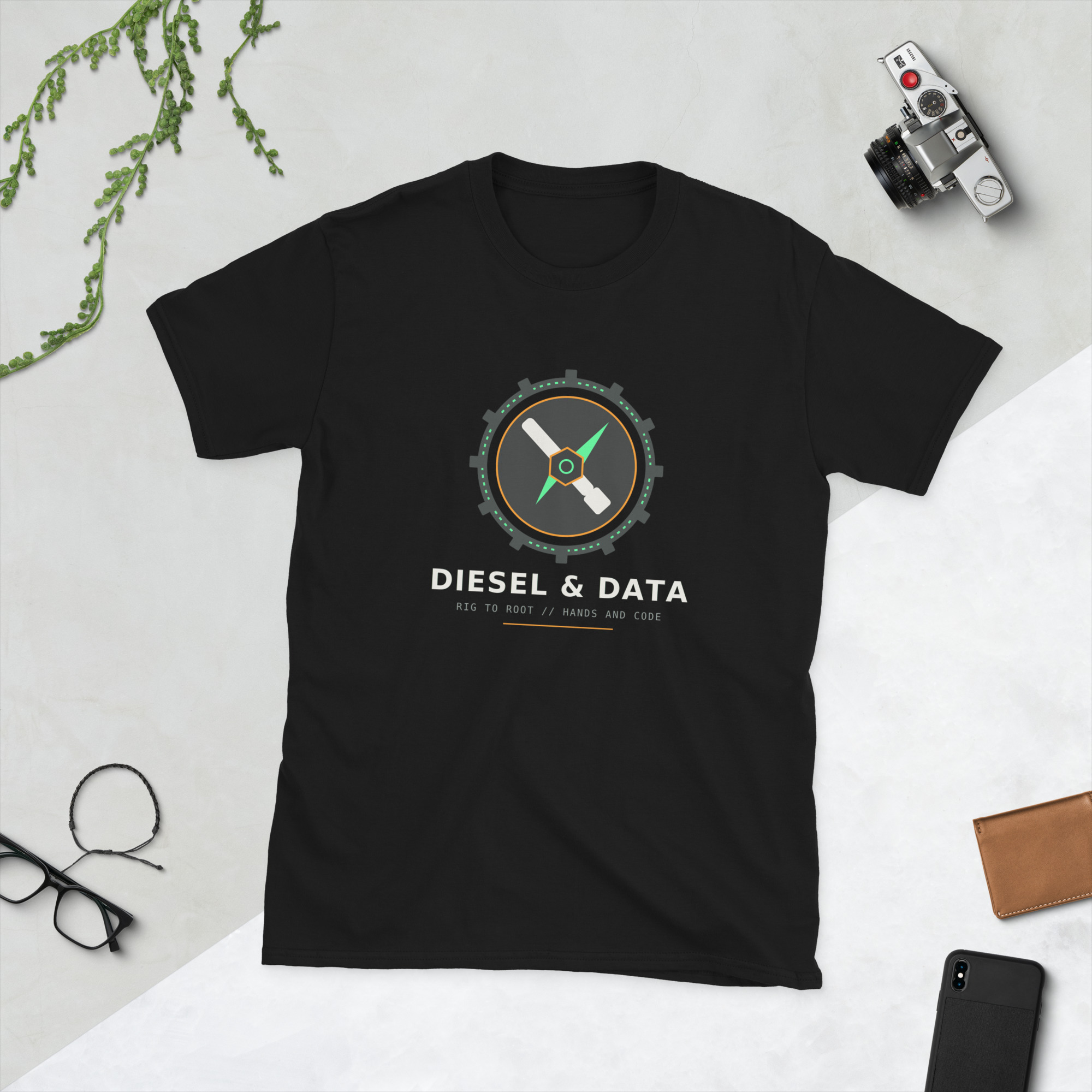 Rig to Root - Diesel & Data Tee
